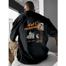 Amor Man Büyük Beden Özel Tasarım Unıverse Nasa Sırt Baskılı %100 Pamuk Oversize Battal Erkek T-Shirt