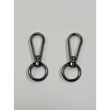 Orhan Çanta 750 Adet 1cm Yaylı Kanca Siyah Renk