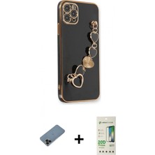 İlk El Grup Ieg™ iPhone 11 Pro Max Nova Işık Prime - Siyah 20D Premium Cam Ekran Koruyucu + Siyah Shine Kamera Lens Koruma Cam