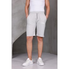 Dark Moda Erkek Baskılı Oversize Iki Iplik Kompakt Şort