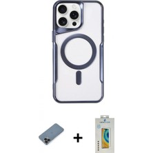 İlk El Grup Ieg™ iPhone 11 Pro Max Yadigar Klasik Özel Seri - Siyah Polymer Nano Ekran Koruyucu + Siyah Metal Kamera Lens Koruma Cam