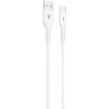 Boğazören 3 Lü Çoklu Beyaz Renk USB Type C Kablo Set Şarj Kablosu Usb-C Hızlı Şarj Android Uyumlu Şarj Kablosu