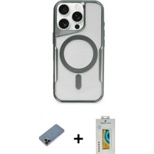 İlk El Grup Ieg™ iPhone 11 Pro Max Yadigar Klasik Özel Seri - Siyah Polymer Nano Ekran Koruyucu + Siyah Metal Kamera Lens Koruma Cam