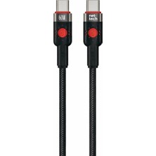 Boğazören Samsung Galaxy Z Fold / Flip  &  Iphone 16 -17 Pro Max Uyumlu 60W Ip Örgü 3 Metre Hızlı Şarj Kablosu