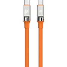 Boğazören 60W Hızlı Turbo Şarj Kablosu Pd Destekli Veri Aktarım Dayanıklı USB Kablo iPhone 16 17 Pro Max Uyum.