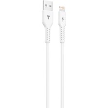 Boğazören 3 Lü Çoklu Beyaz USB Lightning Kablo Set Şarj Kablosu Usb-C Hızlı Şarj Android Uyumlu Şarj Kablosu