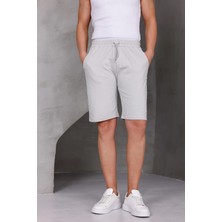 Dark Moda Erkek Sade Oversize Iki Iplik Kompakt Şort