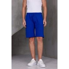 Dark Moda Erkek Sade Oversize Iki Iplik Kompakt Şort