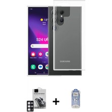 İlk El Grup Ieg™ Galaxy S24 Ultra Zirve Doku - Siyah Joko Magic 5d Cam + Pembe Pvd Metal Kamera Lens