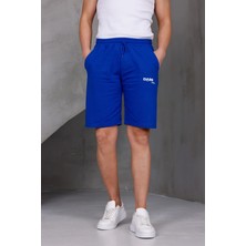 Dark Moda Erkek Baskılı Oversize Iki Iplik Kompakt Şort