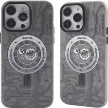 Starseven Iphone 14 Kılıf Apollo Magneticsafe Desenli Kapak - Apollo Siyah - 1