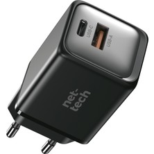 Boğazören Çift Girişli Iphone&android Uyumlu 48W Gan Şarj Aleti,cihazı ( Pd Hızlı Şarj+Qc 3.0 Güvenlik Koruma)