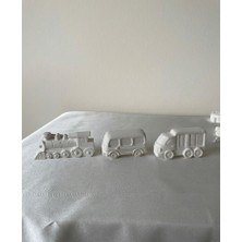 CEG Art Gallery Taş Boyama Seti - 3'lü Araç Seti - 1 Adet Fırça + 3 Renk Boya