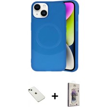 İlk El Grup Ieg™ iPhone 14 Ufuk Serisi - Siyah Bilvis 3D Cam Ekran Koruyucu + Yeşil Diamond Kamera Lens