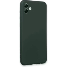 Starseven Galaxy A04E Kılıf First Silikon - Koyu Yeşil