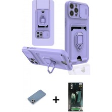 İlk El Grup Ieg™ iPhone 12 Pro Vadi Form Prime - Siyah 360 Mat Full Body Arka Koruyucu + Gümüş Shine Kamera Lens Koruma Cam