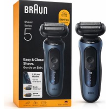 Braun Series 5 S5 Elektrikli Tıraş Makinesi Islak Kuru Şarjlı Sakal Tıraş Makinesi Easyclean Skinflex Teknolojisi