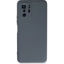 Starseven Poco X3 Gt Kılıf Nano Içi Kadife Silikon - Gri