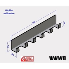 304 Paslanmaz Çelik Anahtar Askısı Model 008