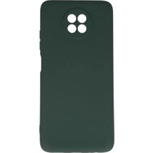 Starseven Redmi Note 9 5g Kılıf Nano Içi Kadife Silikon - Koyu Yeşil