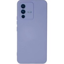 Sh Ticaret V23 5g Kılıf Nano Içi Kadife Silikon - Lila
