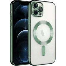 Sh Ticaret Iphone 13 Kılıf Kross Magneticsafe Kapak - Koyu Yeşil