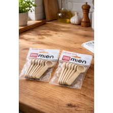 Janset Bambu Baharat Kaşığı 12 Adet ,baharat Kavanozu Kaşığı,ölçü Kaşığı