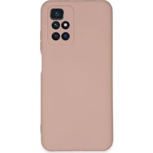 Sh Ticaret Redmi 10 2022 Kılıf Nano Içi Kadife Silikon - Pudra