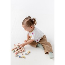 Fida Fıda Zaman Öğretici Ahşap Bultak Saat - Eğitici Sayı & Şekil Eşleştirme Seti