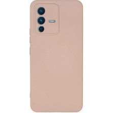 Sh Ticaret V23 5g Kılıf Nano Içi Kadife Silikon - Pudra