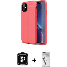 İlk El Grup Ieg™ iPhone 11 Doruk Klasik Özel Seri - Şeffaf Uv Polymer Nano Ekran Koruyucu + Turuncu Pvd Metal Kamera Lens