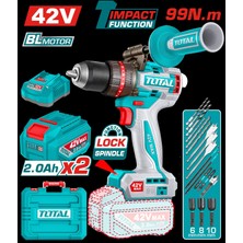 Total TIDLI429982E Lı-Ion Akülü 42V Darbeli Matkap