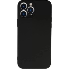 Sh Ticaret Iphone 13 Kılıf Nano Içi Kadife Silikon - Siyah