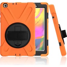 Sh Ticaret Galaxy T290 Tab A 8 Kılıf Amazing Tablet Kapak - Turuncu