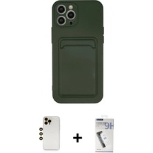 İlk El Grup Ieg™ iPhone 12 Pro Max Vadi Çizgi Prime - Şeffaf Uv Polymer Nano Ekran Koruyucu + Gold Shine Kamera Lens