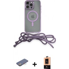 İlk El Grup Ieg™ iPhone 13 Pro Max Eksen Özel Seri - Şeffaf Maxco Cam Ekran Koruyucu + Mavi Renkli Kamera Lens Koruma Cam