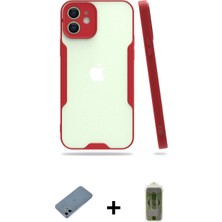 İlk El Grup Ieg™ iPhone 12 Atlas Asil Serisi - Siyah Joko Magic 5d Hayalet Cam + Sierra Blue Shine Kamera Lens Koruma Cam