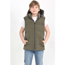 Napoli Jous Erkek Çocuk Yelek Kapüşonlu