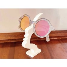 DU&ER Yüz Figürlü Gözlük Standı – Dekoratif & Işlevsel Masa Organizeri