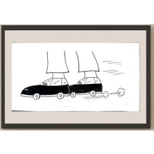 Karikatural Feng Hui Cang 21X11CM Orijinal Karikatür BOD03311