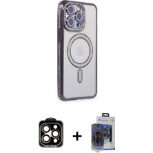 İlk El Grup Ieg™ iPhone 15 Pro Max Zirve Doku Prime - Siyah Vanessa Magic Cam + Turuncu Pvd Metal Kamera Lens