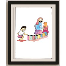 Karikatural Heru Kurnianto 29X21CM Orijinal Karikatür BOD03789