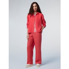 North Sails Regular Fit Doğal Sedef Düğmeli Keten Gömlek