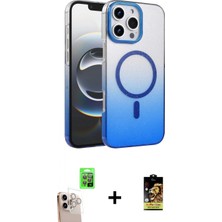 İlk El Grup Ieg™ iPhone 16 Pro Max Ahenk Doku Özel Seri - Siyah Buffer Cam Ekran Koruyucu + Natural Grey Raze Metal Kamera Lens