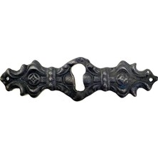 Sylar Antika Tarz Dekoratif Pirinç Anahtar Ağızlığı -  28X104MM, Oksit