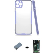 İlk El Grup Ieg™ iPhone 11 Pro Max Atlas Asil Serisi - Siyah 360 Mat Full Body Arka Koruyucu + Siyah Shine Kamera Lens Koruma Cam