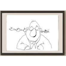 Karikatural Unknown 50X35CM Orijinal Karikatür BOD03520