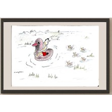 Karikatural Wang Xuan 29X21CM Orijinal Karikatür BOD03707