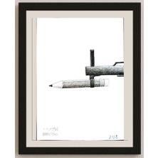 Karikatural Ibrahim Sayed 29X21CM Orijinal Karikatür BOD04245