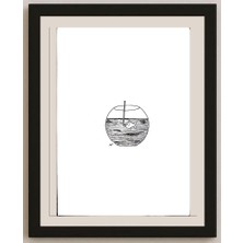 Karikatural Mona Eskandary 29X21CM Orijinal Karikatür BOD03930